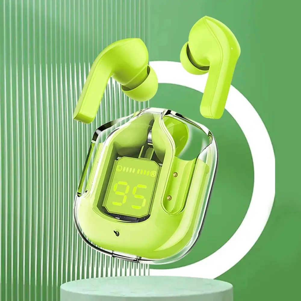 Tai nghe KY8 ULTRA Thân Trong Suốt [Món quà miễn phí] Bao tay chơi game, 6 Màu, Âm thanh nổi không dây thực sự với màn hình kỹ thuật số, Micrô tích hợp | BigBuy360 - bigbuy360.vn