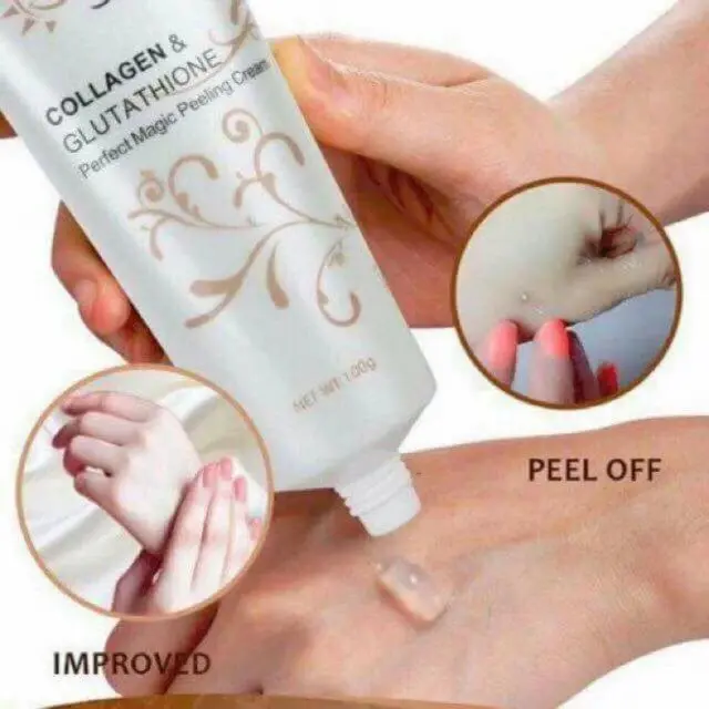 nature beauty collagen and glutathione perfect magic peeling cream Nature Beauty Collagen & Glutathione Peeling Cream - Perfect Magic Formula  for Skin Care - 100g Tube
