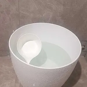 Bak Air Terazzo & Gayung Bahan Plastik Premium Gratis Gayung Terdapat 4 Buah Roda untuk Kamar Mandi Modern