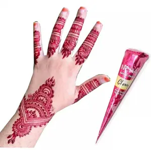 Henna Cat Pewarna Tangan Dan Kaki Instan Nail Art Pengantin Pacar Tangan Halal Sah Buat Sholat Tahan Lama 25g Henna Neha Cone | PANJI APANDI SHOP Polish Kuku Hena Kutek Maroon Nailart
