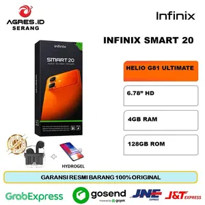 INFINIX SMART 20 4GB 128GB GARANSI RESMI