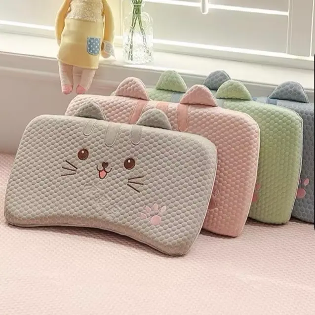 Gối cao su non chống méo đầu cho bé từ 6 tháng đến 3 tuổi