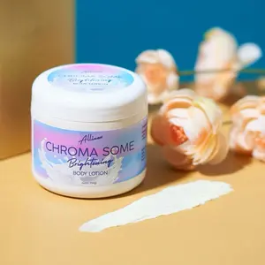 Body lotion memutihkan permanen Allinow  Cromasome 250gr original memutihkan Mencerahkan Melembutkan Lotion