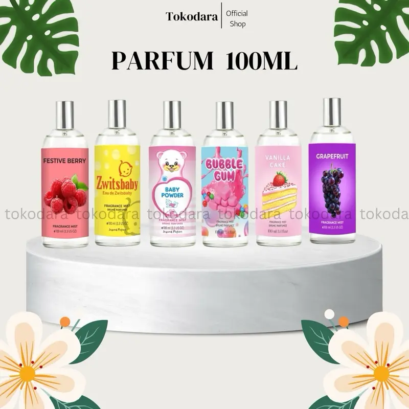 PARFUM BAJU ANAK KIDS BABY 100ML - PERFUME BODYMIST AROMA VANILLA BUAH BAYI 0