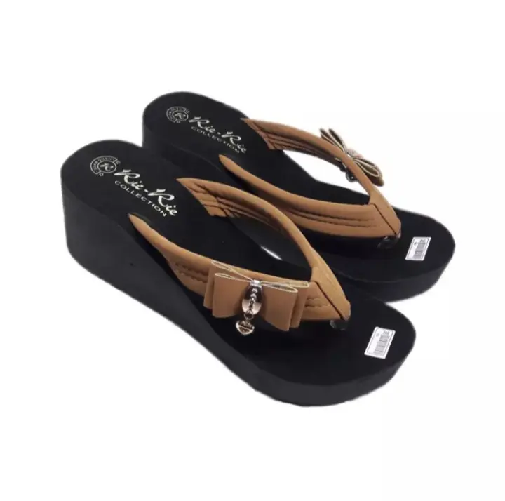 sandal wedges wanita pita samping terbaru2023 Sandal jepit Sendal 2