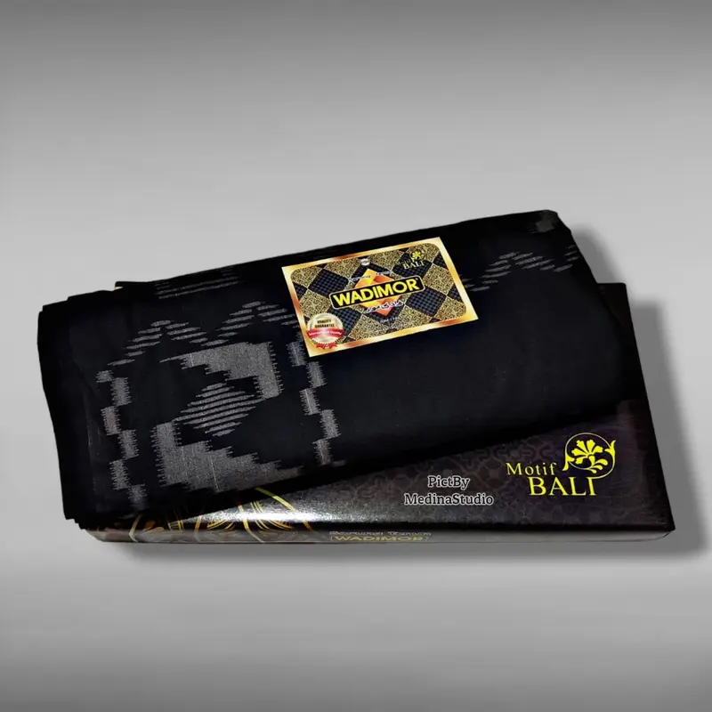 Sarung Wadimor Hitam Polos Tumpal Motif Kembang Batik Bisa COD Ukuran Dewasa Kwalitas Super Santri Muslim Putih Mewah 2