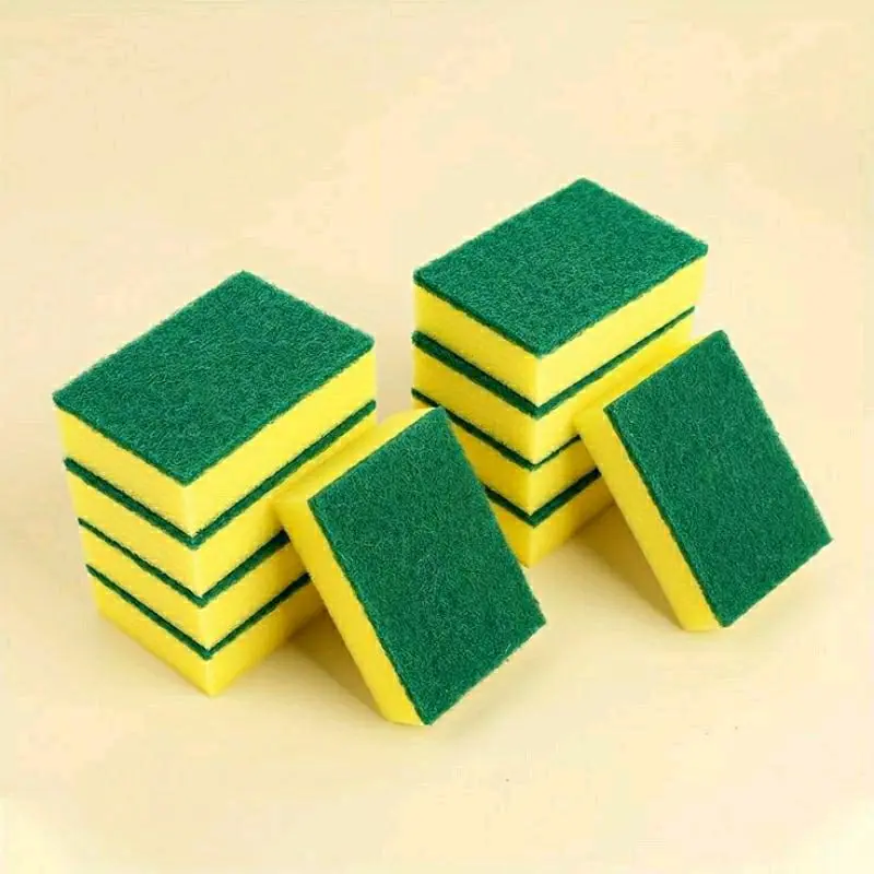 Spon Cuci Piring Spon Serbaguna Busa Kuning Hijau 3