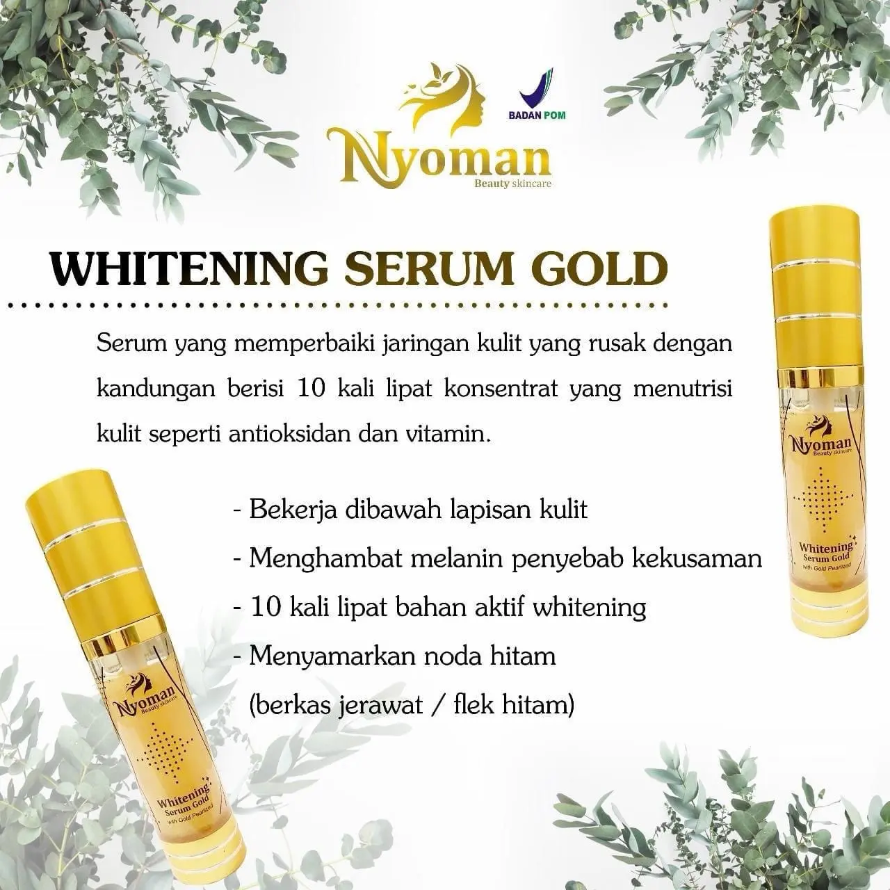 SERUM GOLD WHITENING NYOMAN SKINCARE