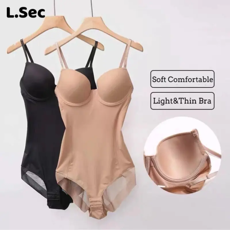 L.Sec Đồ Định Hình Cơ Thể, Bó Sát Cho Nữ, Hỗ Trợ Bụng, Định Hình Ngực, Áo Ngực Miễn Phí Có Vòng Thép, Đồ Định Hình Hông nẹp shapewear bodysuit