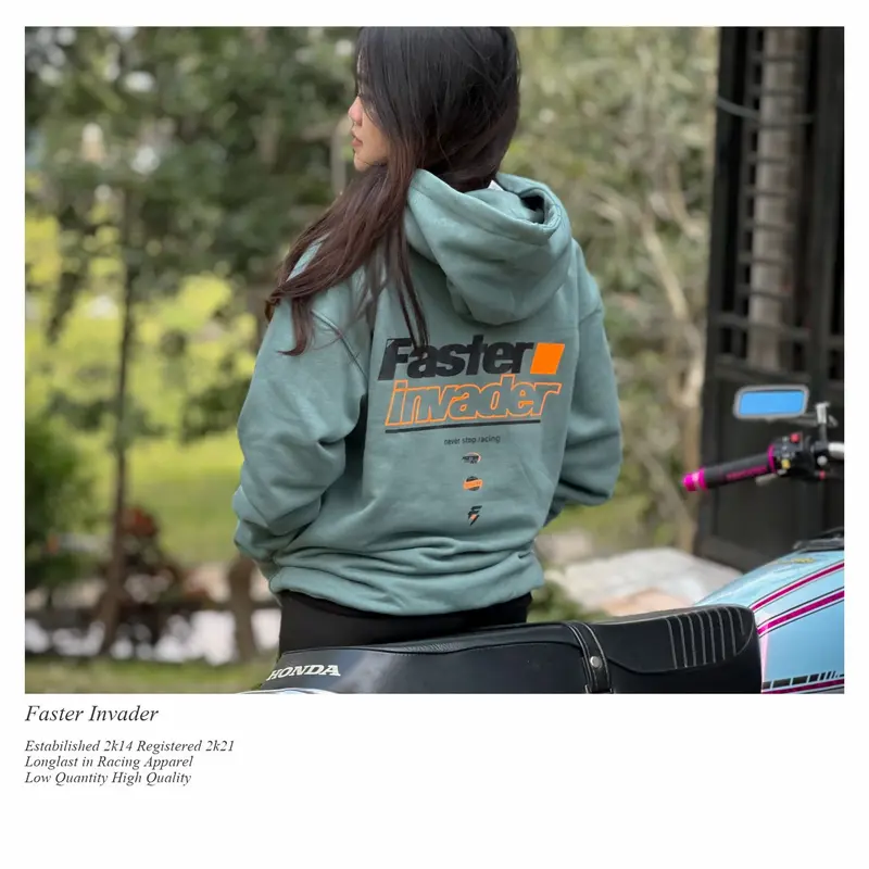 Jaket faster invader sage green FJ 159 2