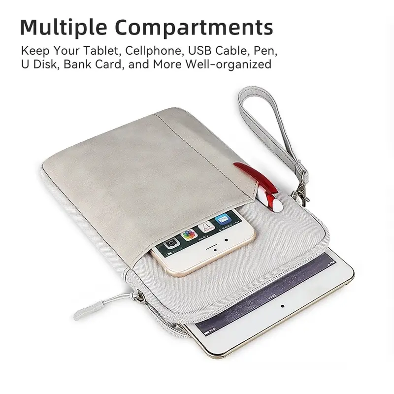 Tas untuk Tablet Lengan IPAD 9 10 11 Inci Casing Kulit Tahan Air untuk iPad Pro 11 Inci Air 4 5 Gen 5/67/8/9/10 1