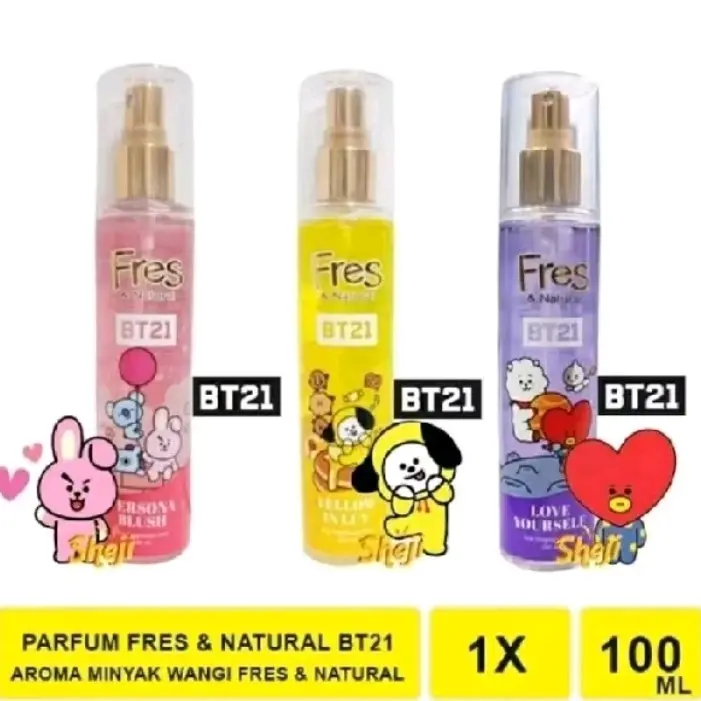 Fres & Natural BT21 Parfum Wanita Netto 100 mL