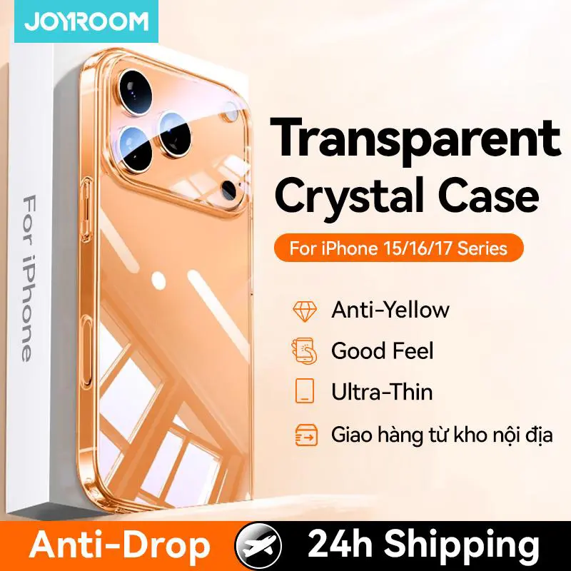 [Thế Hệ 13-17 Mới] Ốp Lưng Chống Sốc, Trong Suốt, Chống Vân Tay, Chống Vàng, Dành Cho iPhone 15, 15 Pro, 15 Pro Max, 15 Plus, iPhone 16, 16 Pro, 16 Pro Max, 16 Plus, iPhone 17, 17 Pro, 15 Pro Max, 17 Air,
