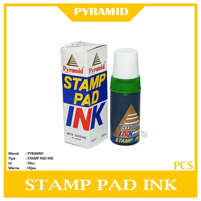 PYRAMID - Tinta stempel - Refill ink - Stamp Pad Ink - Pcs