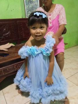 Product Review of Dress Perempuan Anak Rempel Bunga Model Terbaru from M**a m**a 2