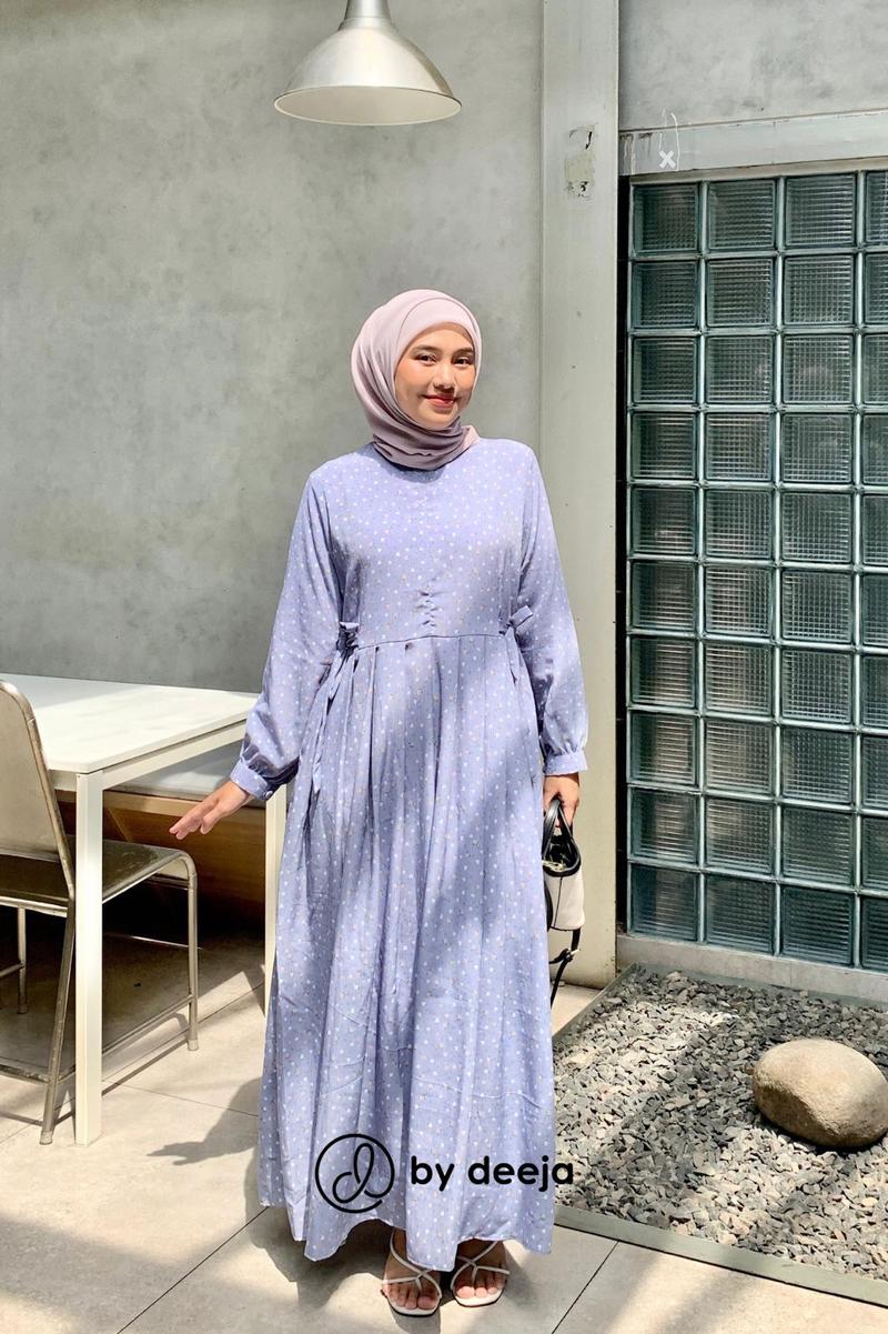 Product Introduction of By deeja - Heidy Korean Dress / Midi Dress / Motif Bunga VOL.1 2