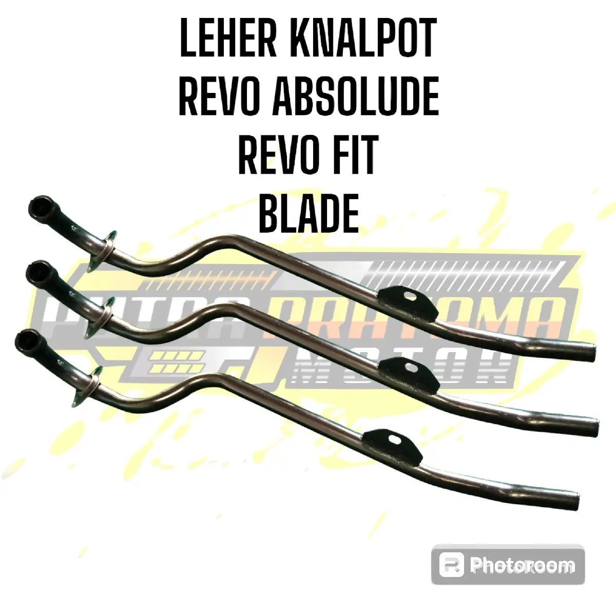 LEHER KNALPOT REVO ABSOLUDE REVO FIT BLADE, MODEL STANDAR Kendaraan Motor Motorcycle