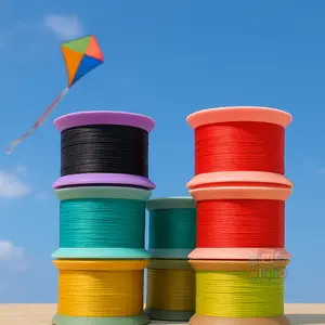 WINNO TOYSLAND GULUNGAN BENANG KENUR SENAR LAYANGAN MARLIN 0.40 DENGAN PARALON BLADU ORI SEDANG Plastik