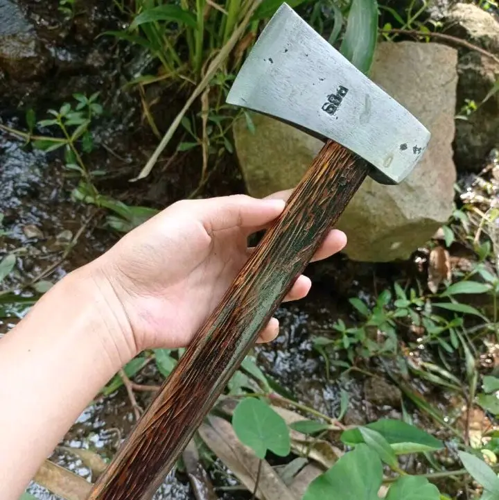 kampak baja asli super tajam