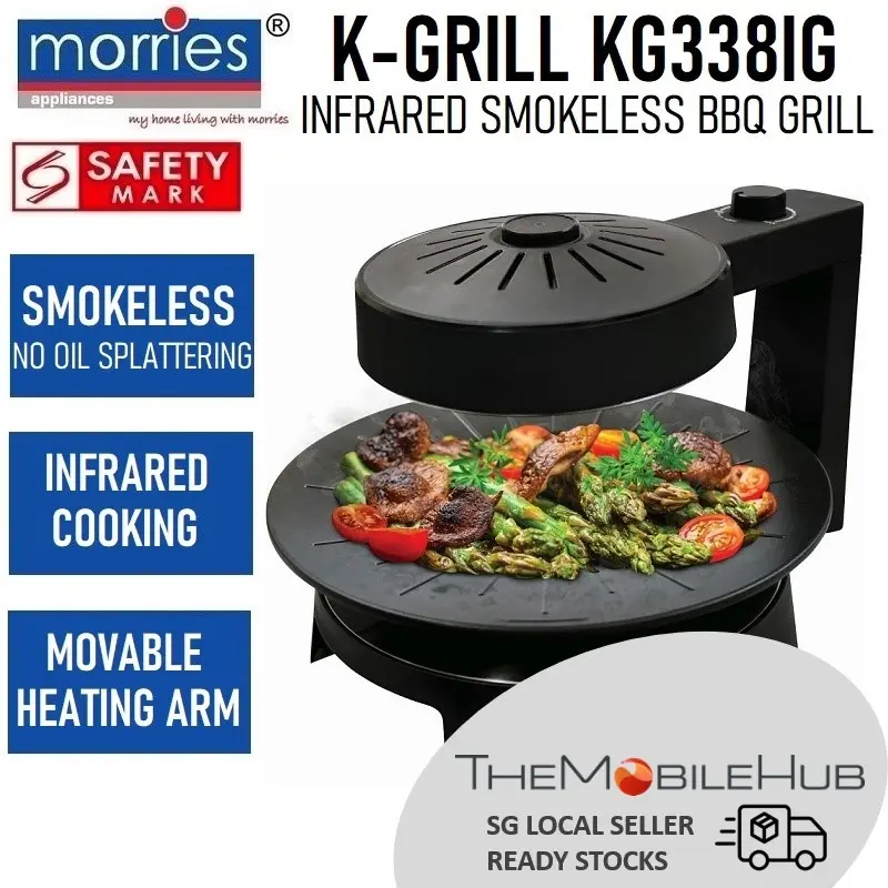 K-Grill KG-388IG Infrared Grill BBQ Cooker Smokeless Electric BBQ Grill KG338IG