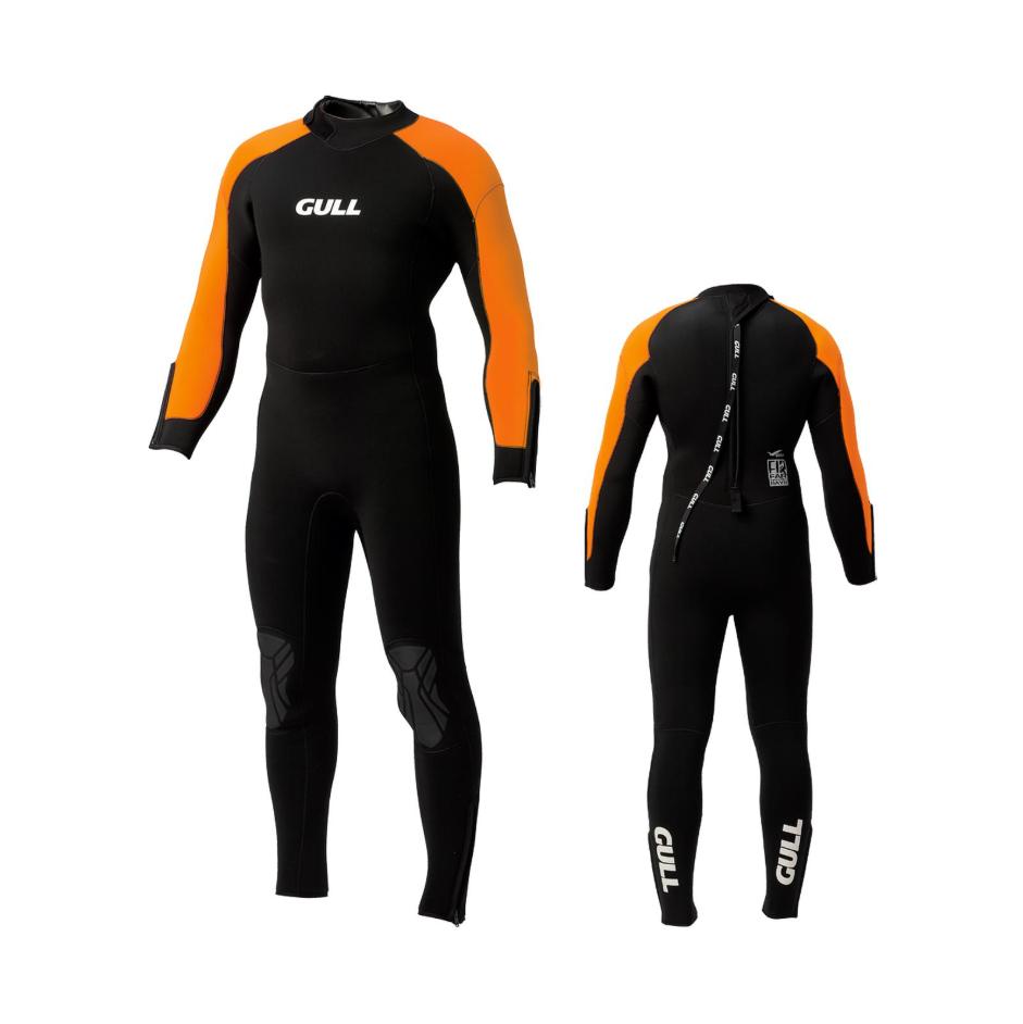 Gull Wetsuit 5 MM Men Fullsuit Orange