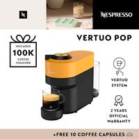Gambar Nespresso Vertuo Pop Coffee Machine, Yellow (Mesin Kopi) dari Nespresso Official Store Kab. Bogor 1 Tokopedia
