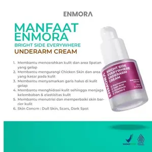 [ENMORA BRIGHT SIDE EVERYWHERE UNDERARM CREAM - Perawatan pencerah Tubuh lipatan]