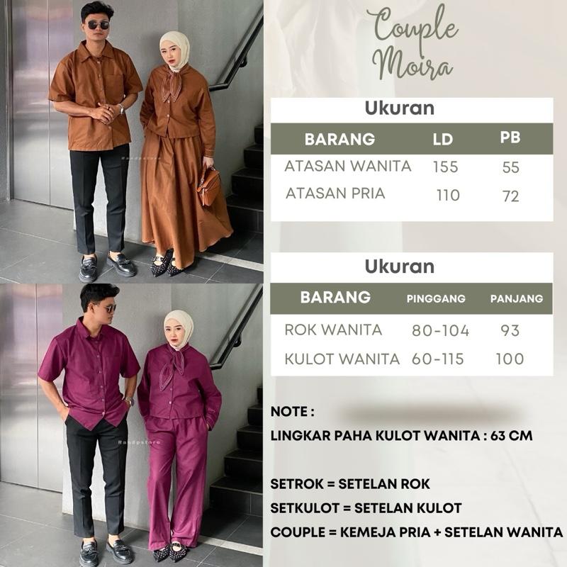 Product Introduction of Setelan Rok Wanita - Baju Pasangan Fashion Muslim Linen Trend - Atasan Kemeja Pria Linen - Moira Couple  Casual 20