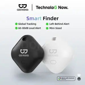 GOOJODOQ AT101 Hanya Support Android GPS Smart Tag Tracker for Android: Locate Lost Items and Pets. (Tidak support iOS)