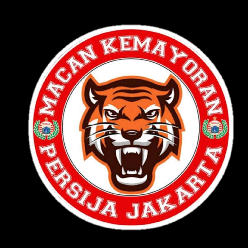 stiker vinyl anti air edisi club sepak bola persija jakarta jack mania, stiker helm stiker tumblr stiker hp 7