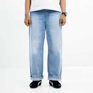 Trondheim Celana Denim Pria Loose Jeans Luz Bioblitz