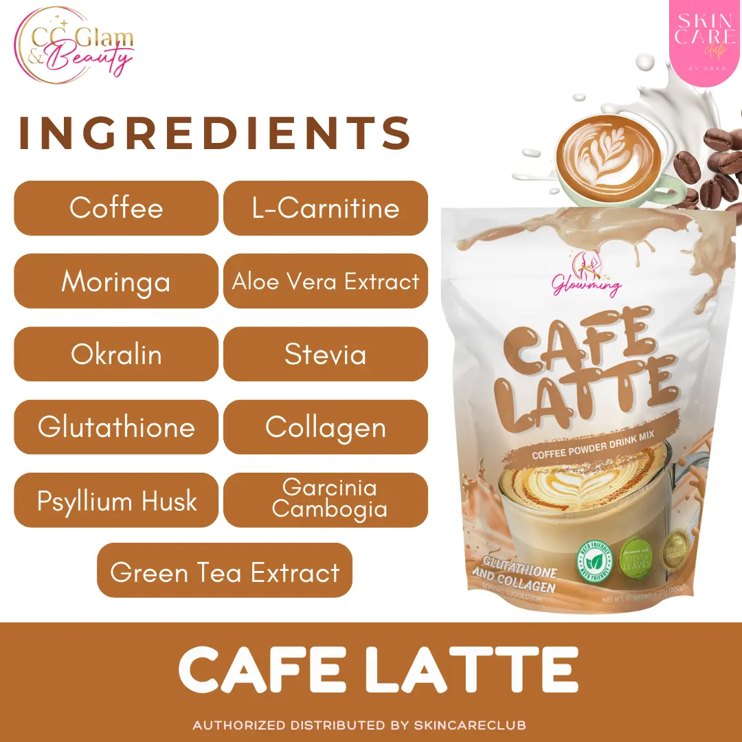 l glutathione vs reduced glutathione Cafe Latte Powdered Drink infused with Glutathione and Collagen with Herbal  Extracts by CC Glam and Beauty | Glowming Drinks | CC2