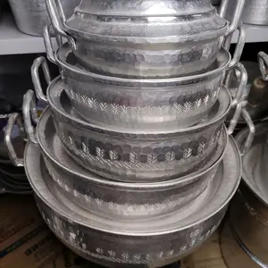 panci sayur alumunium asli garut, ukuran 20cm, 23cm, 25cm, 30cm, 35cm 100% Asli original