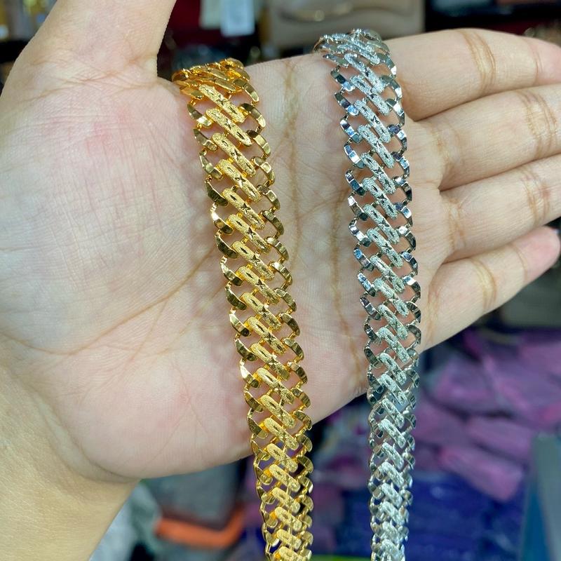 Benika Accesories - Gelang Tangan Rantai Wanita Xuping Jewellry Lipan Dove 1.2cm 1.5cm - Korean Style Anti Karat Aesthetic - Aksesories Fashion Trendi 2023 - Titanium Simple Elegand Mewah - Bracelets Kulit Perhiasan Permata 1