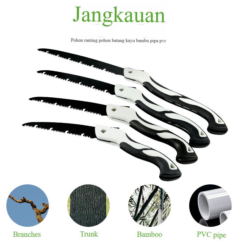 Product Introduction of Gergaji Lipat Portabel Folding Wood Hand Saw GERGAJI POHON GERGAJI KAYU 210mm - 250mm -300mm - Hitam 19