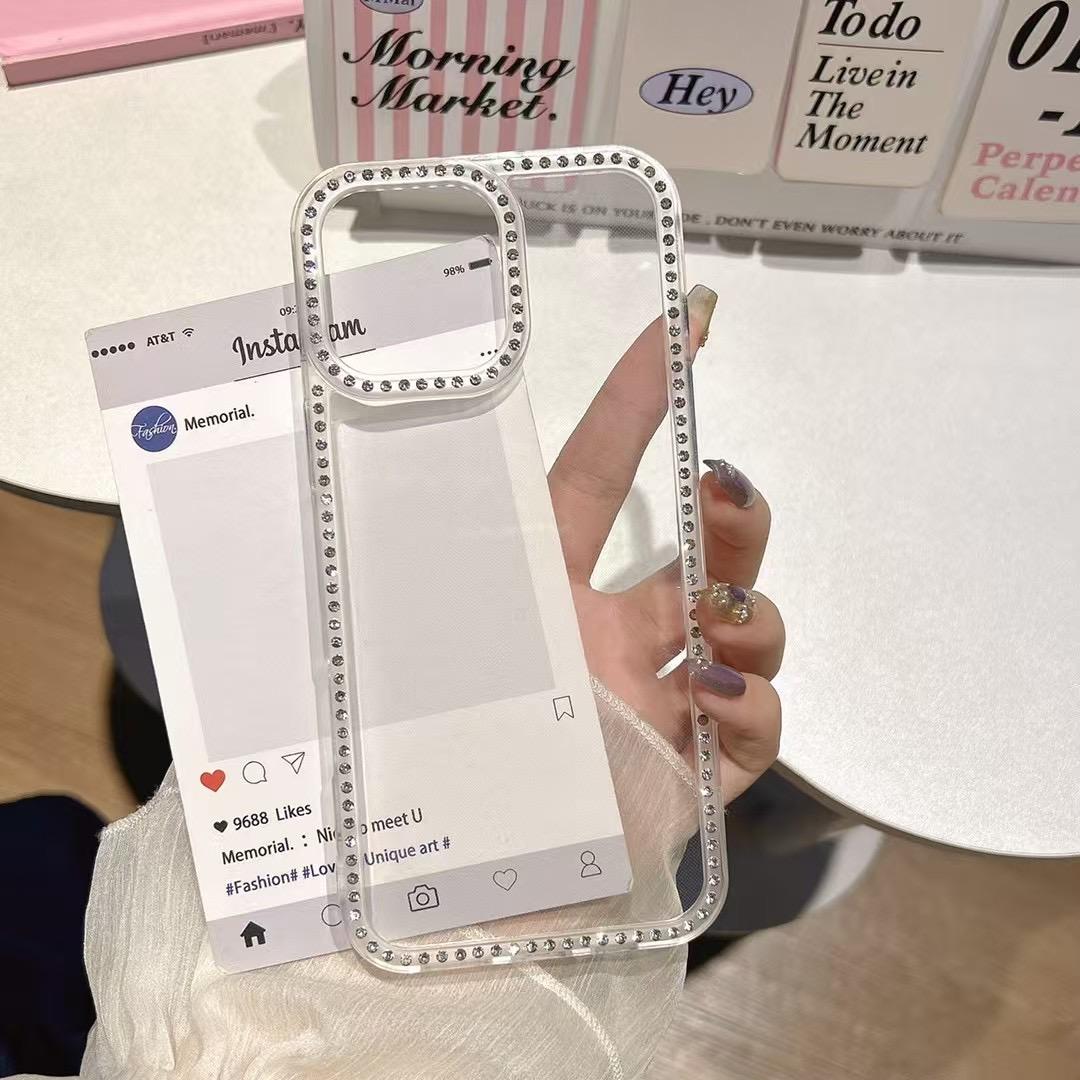 เคสโทรศัพท์แบบใส, เพชรแวววาว, สำหรับ OPPO A5, A5 Energy, A3 Pro, A5X, A3X, A40M, A40, A60, A80, A5 5