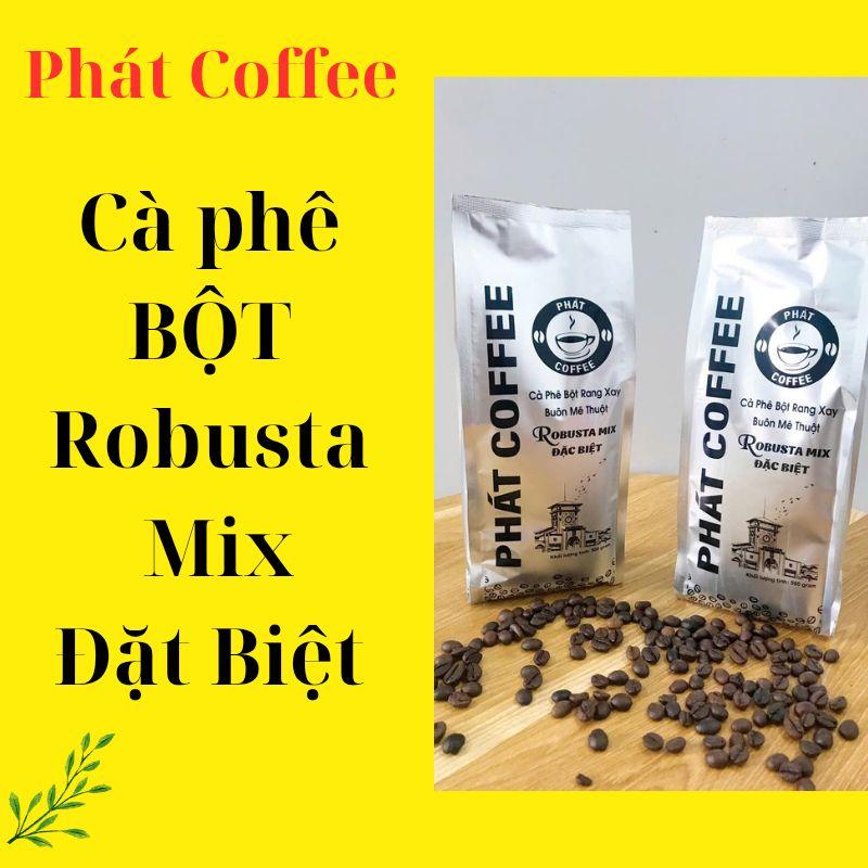  1kg cà phê bột truyền thống ROBUSTA MIX  ĐẶC BIỆT rang bơ pha phin thơm ngon đậm sánh béo 