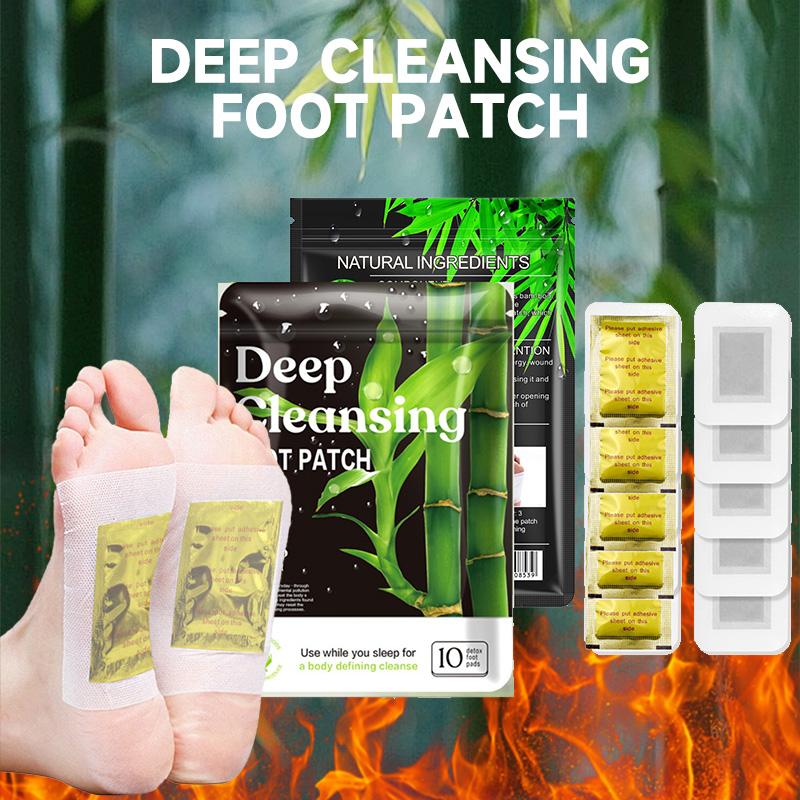 [Buy 2 Give 1]Natural ingredient deep cleansing foot patch: body purification experience during sleep "relieves fatigue and promotes deep 0