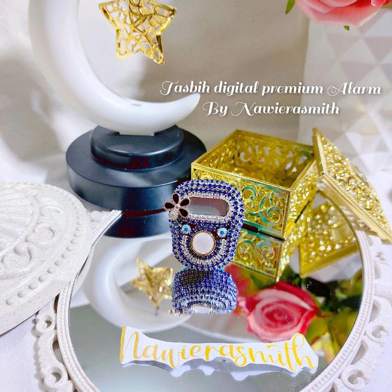 Tasbih digital Led Alarm Premium handmade by Nawierasmith ( et 10 ) Diamond Muslim 4