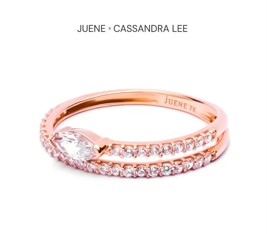 Cincin Emas 7k - Eteria Gold Ring - Juene x Cassandra Lee Enchanted Collection - Juene Jewelry