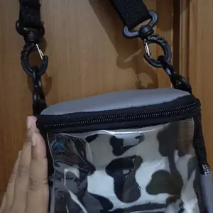 TRAVEL OVAL TRANSPARANT WATERPROOF TRAVEL POUCH BONDING POUCH TAS