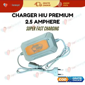 ORI Cas HIU PREMIUM ChargeR Sprayer Elektrik Tengki Alat Semprot Elektrik 12V 2.5Ah
