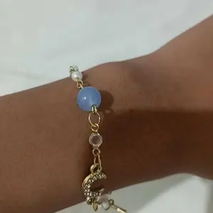 Wanita gelang mutiara zirkon Sahabat siswa Gelang yang bisa disesuaikan Aksesoris busana Bracelets