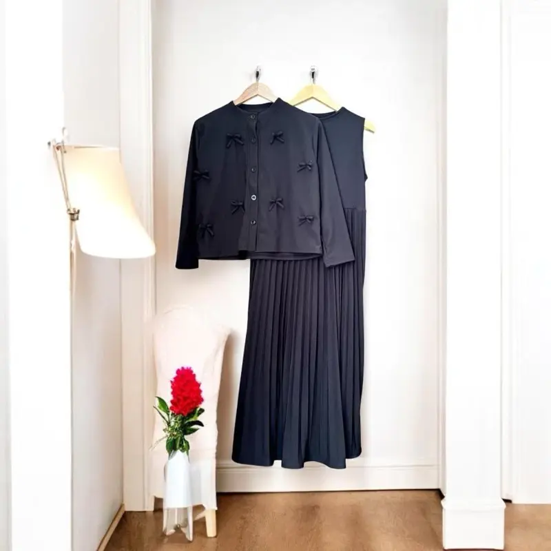 FILO - BONRY SET DRESS PLISKET / ONE SET DRESS ROK KERUT 4
