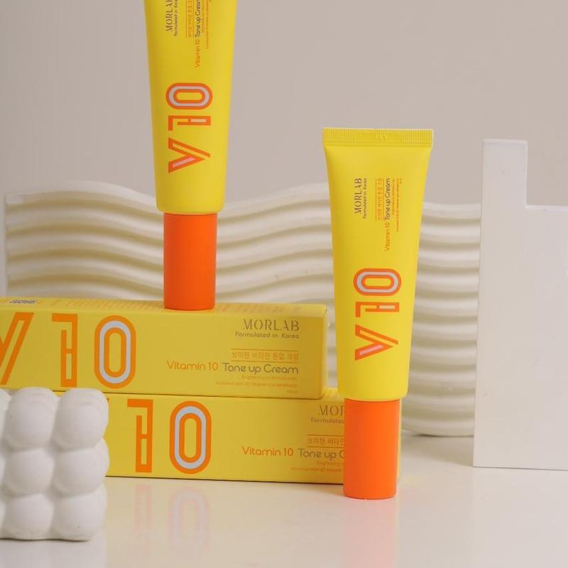 [ETALASE BARU READY SIAP KIRIM] MORLAB TONE UP CREAM V10 VITAMIN COMPLEX EXTRA MENCERAHKAN LEBIH CEPAT 5