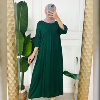 Elmemor Daster Long Lengan Tanggung Tangan 3/4 LD 120 & LD 140 Super JUMBO Polos Busui Terbaru 1