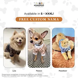 POMAPOO - Baju Kucing dan Baju Anjing Lois, Vawcci, Pawyor Jumper
