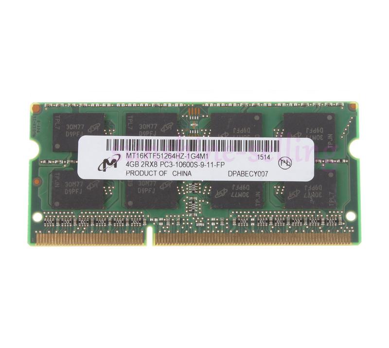 Product Introduction of [Ready Stock]1PCS Micron 4GB DDR3 1333Mhz SO-DIMM 1.5V RAM 2Rx8 PC3-10600 Laptop Memory module 1