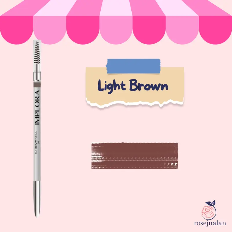 IMPLORA SOFT EYEBROW PENCIL | PENSIL ALIS 4