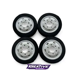 Velg miniatur roda miniatur truk skala 1/14 diameter 3,5cm